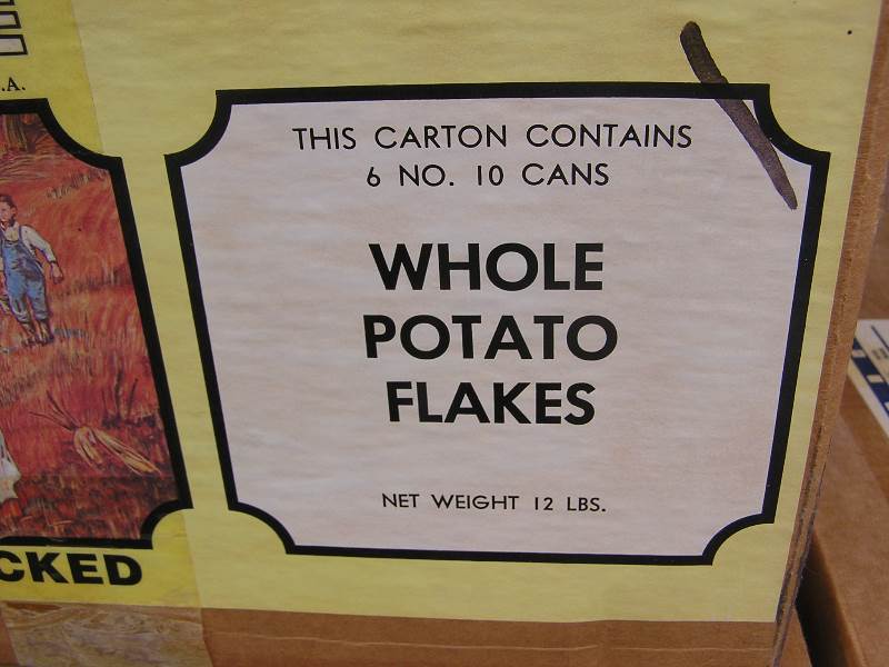 WHOLE POTATO FLAKES FULL CASE