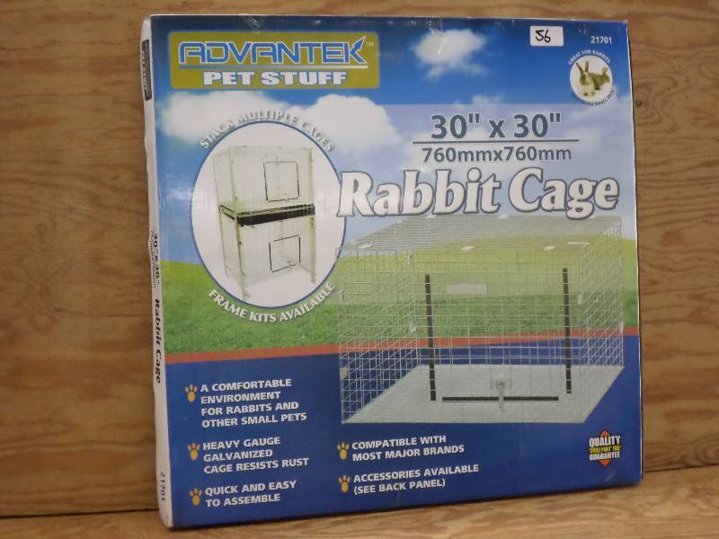 New Advantek 30x30 Rabbit Cage ...