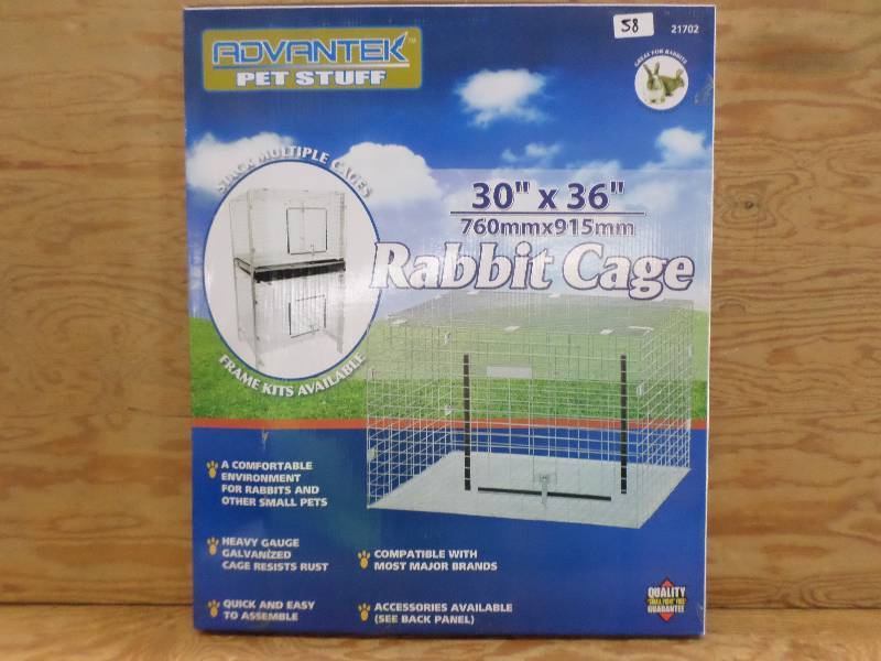 New Advantek 30x36 Rabbit Cage ...
