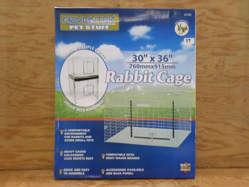New Advantek 30x36 Rabbit Cage ...