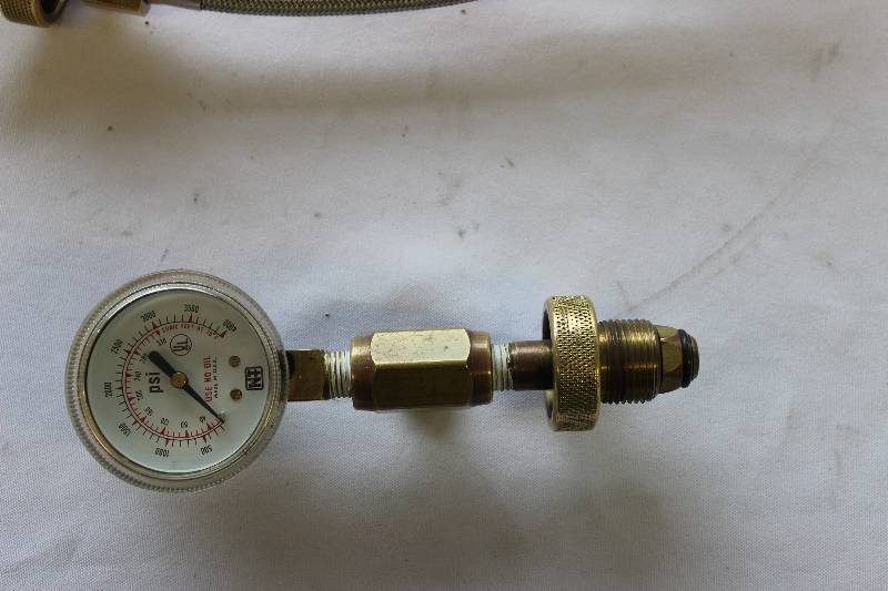 Pressure Gauge  Tank Bleed Off Kit