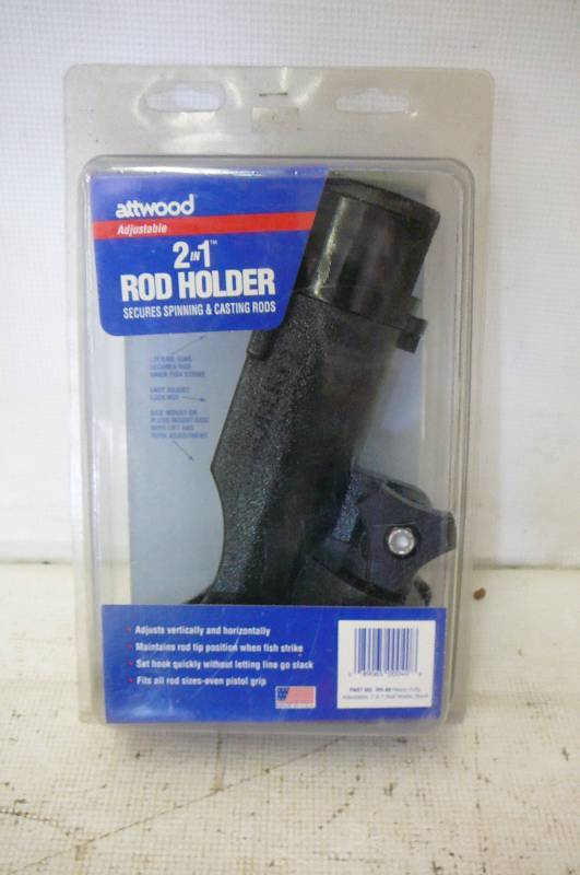 lot 9 image: Rod Holder 2 in 1 Attwood new in Box