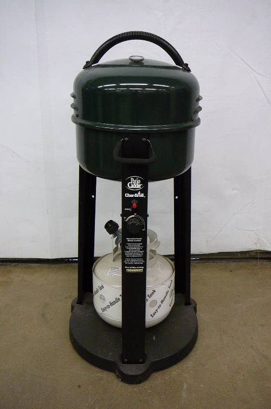 lot 24 image: Grill Patio Cuddie by Char-Broil Complete Cover Tank Lava Rock