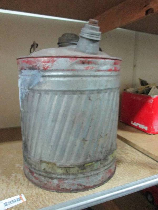 lot 55 image: vintage gas can