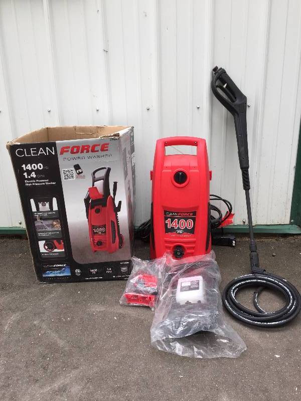Clean Force 1400psi Pressure Washer Encore Ridgid, Milwaukee