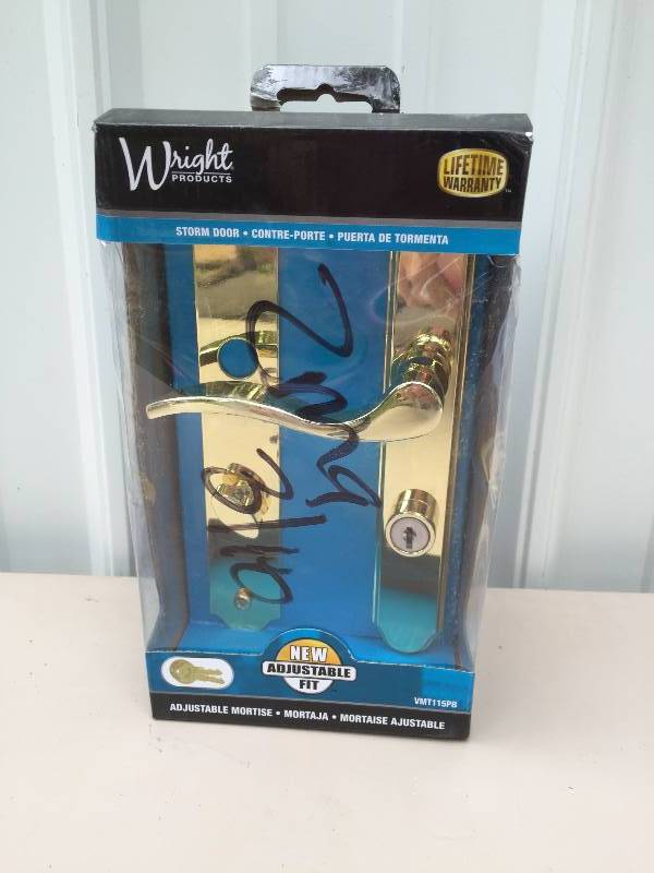lot 27 image: Wright - Storm Door Lockset