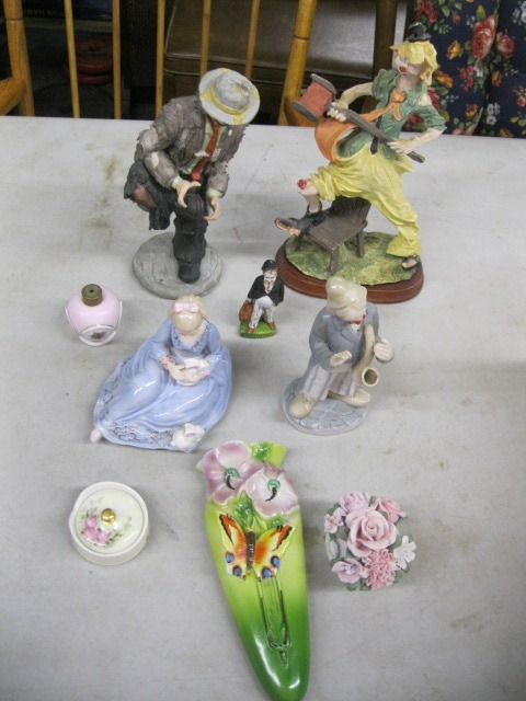 Misc nic nacs and statues
