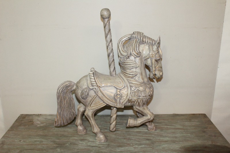lot 18 image: Large Carousel Horse