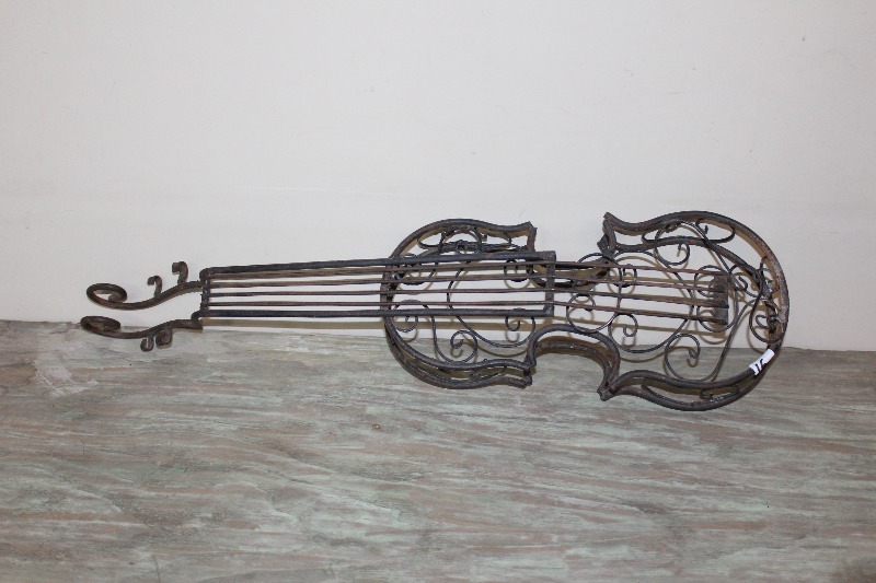 lot 16 image: Metal Art Deco Violin