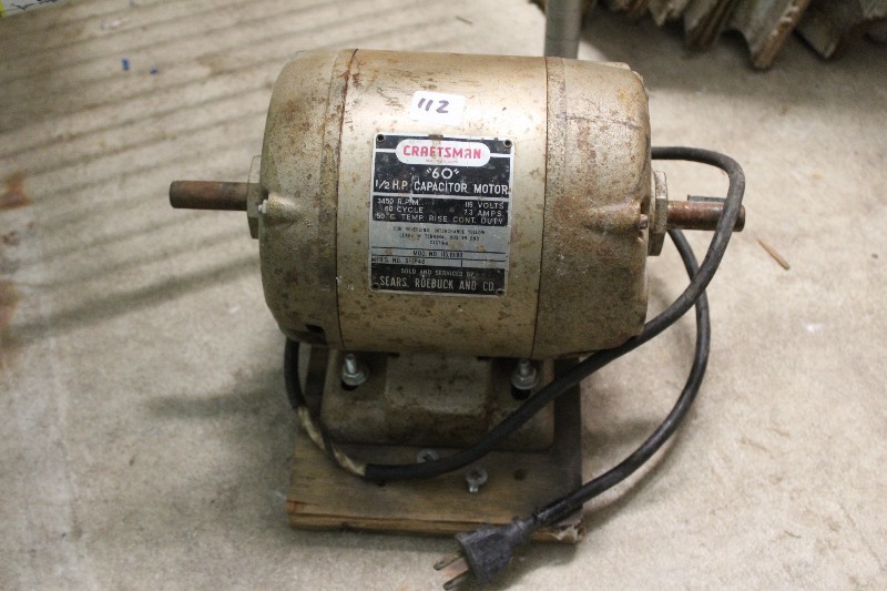 lot 112 image: Electric Motor