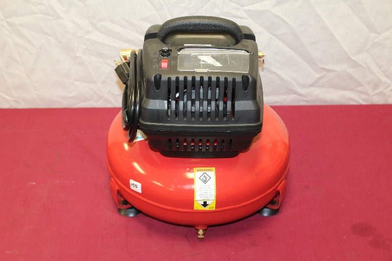 lot 150 image: NEW Central Pneumatic Pancake Air Compressor