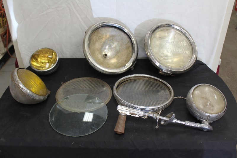 lot 151 image: Vintage Headlights