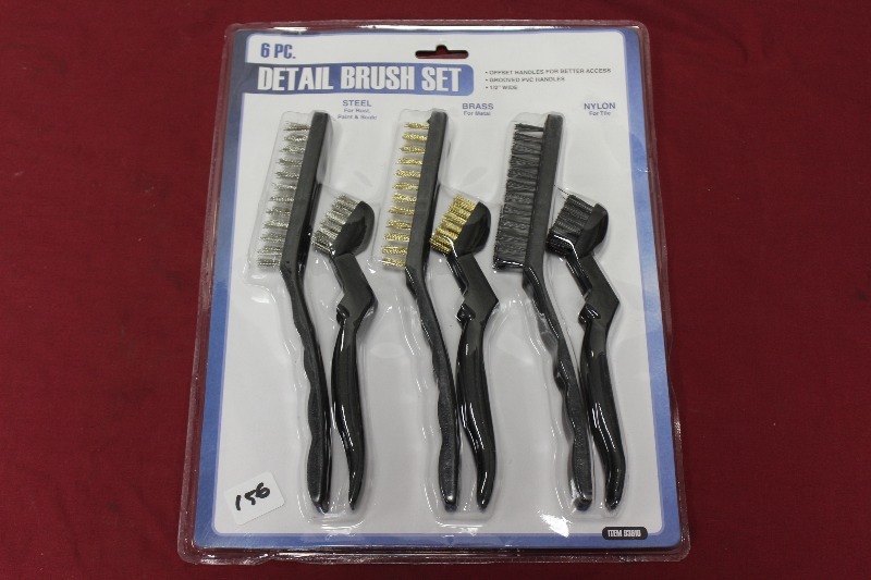 lot 156 image: 6 Piece Detail Brush Set