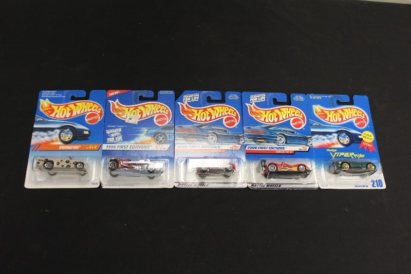 lot 198 image: Hot Wheels, Lot of 5, New in the Package