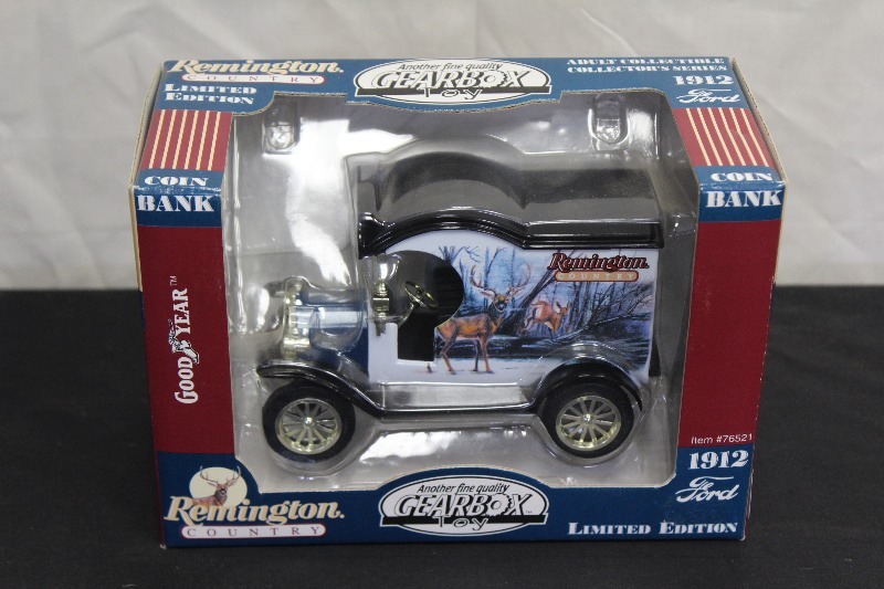lot 216 image: 1912 Ford Model T Deliver Wagon Coin Bank