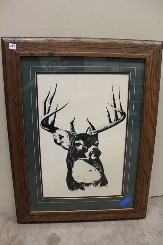 lot 232 image: Framed Print