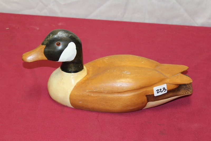 lot 223 image: Painted Wood Duck