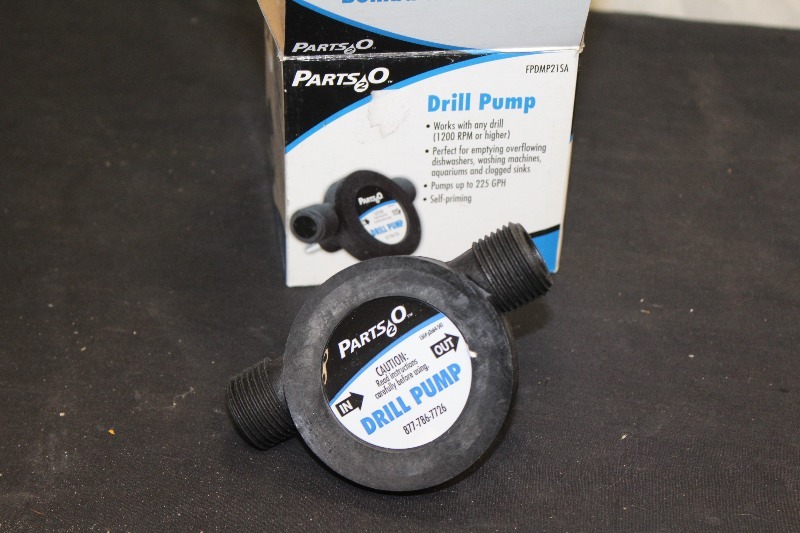 lot 327 image: Drill Powered Water Pump