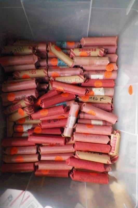 Roll of 1953 Wheat Pennies