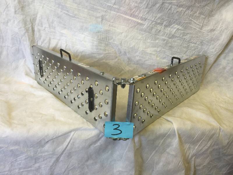 lot 3 image: Highland Ramp 11 in. x 80 in. Centerfold Steel Model # 1126600