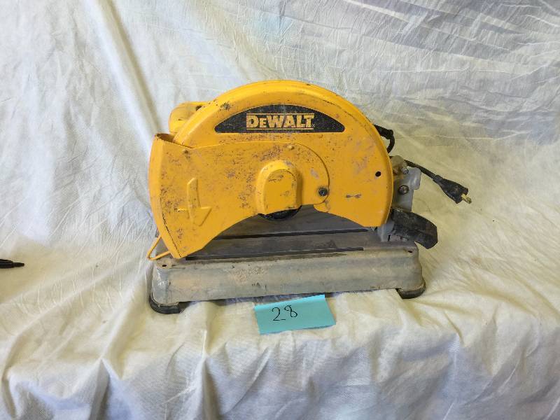 lot 28 image: DEWALT 14 in. Cut-Off Saw  Model # D28715