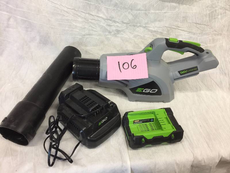 lot 106 image: Ego Blower Battery Operated