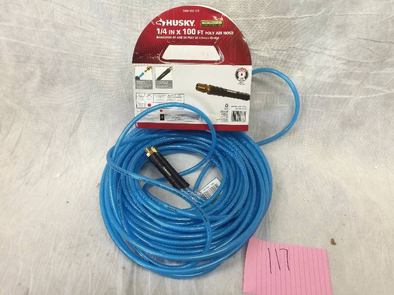 lot 117 image: Husky 14  x 100 FT Poly air Hose