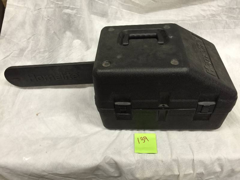 lot 139 image: Homelite 18 in Chainsaw