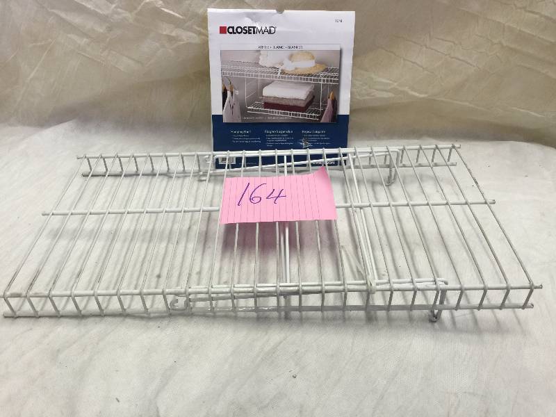 lot 164 image: Closetmaid Hanging Shelf