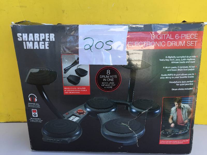lot 205 image: Sharper Image Gigital piece Drum Set