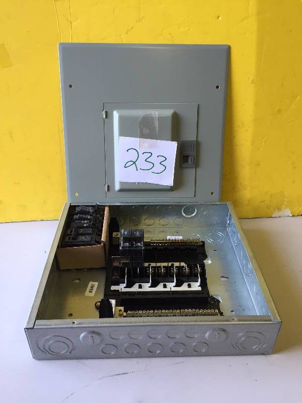 lot 233 image: Copper Bus 125A 1224 Circuit Box
