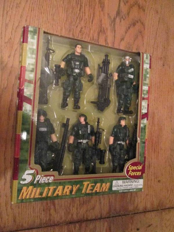5 piece military team special force...
