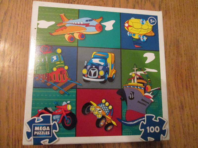 100 piece mega puzzle transportatio...