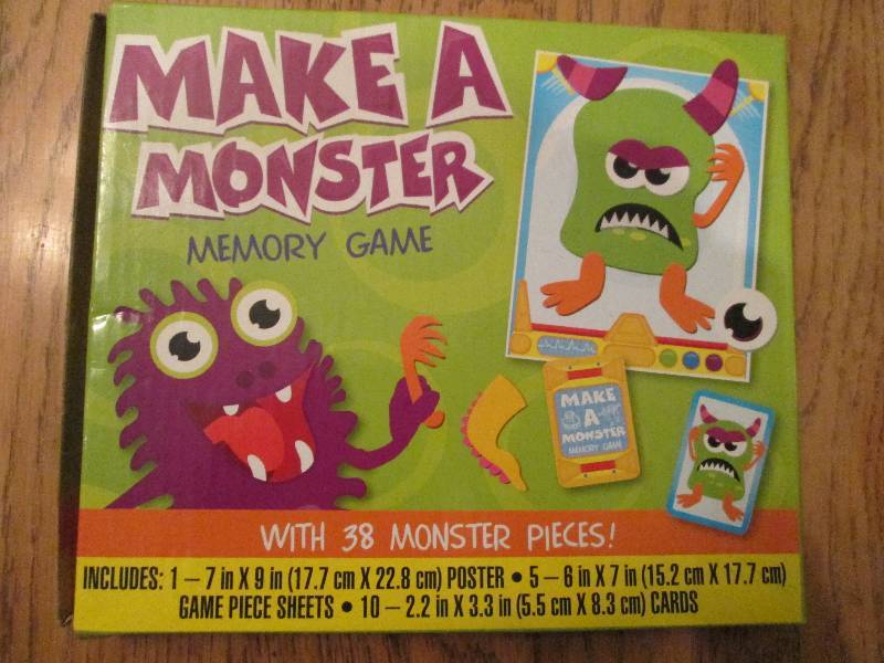 make a monster memory game- 38 mons...