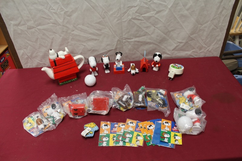 Collection of Snoopy Toys