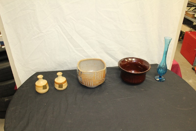 Assorted Pottery and Vases