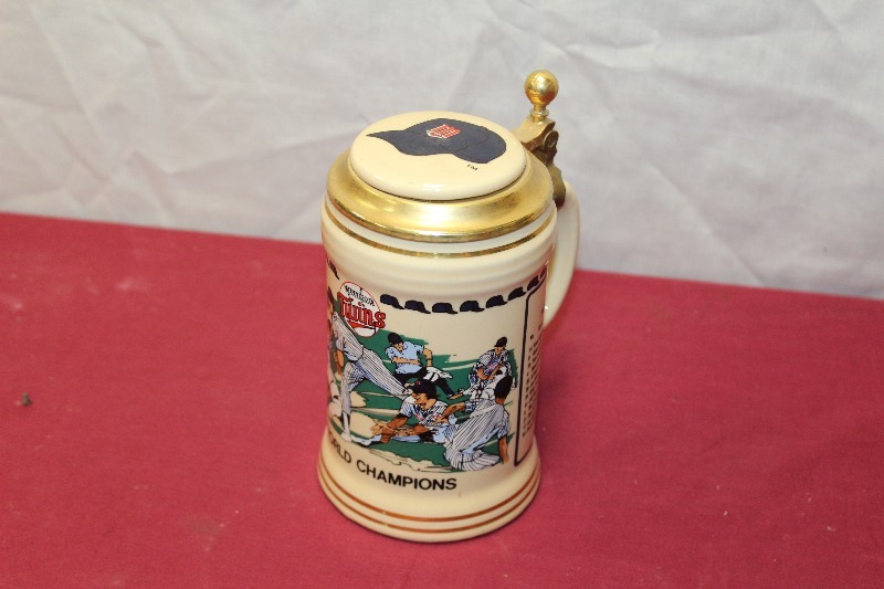 1987 Minnesota Twins World Champions Stein