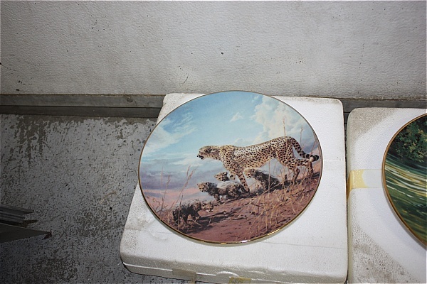 lot 17 image: Bradford Exchange Big Cat Collector Plates