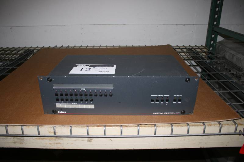 lot 12 image: Extron Crosspoint Plus Series Switcher wDSVP Powers On & Untested.