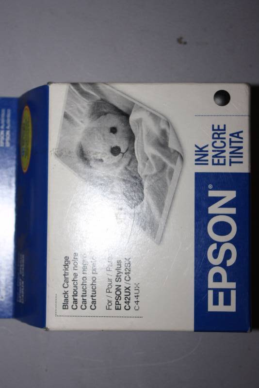 lot 71 image: Replacement Print Cartridge For Models Epson T036120 Black.