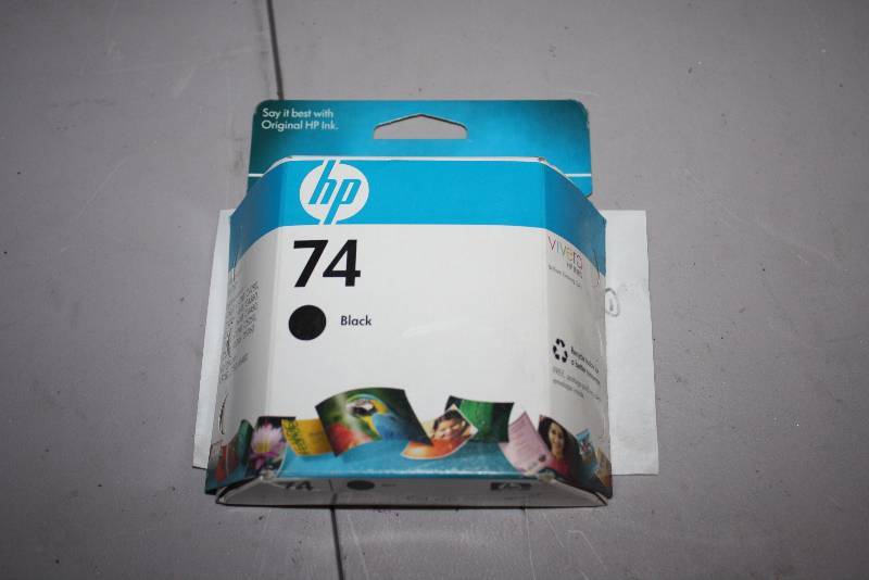 lot 58 image: Replacement Print Cartridge For Models HP 74 Black.