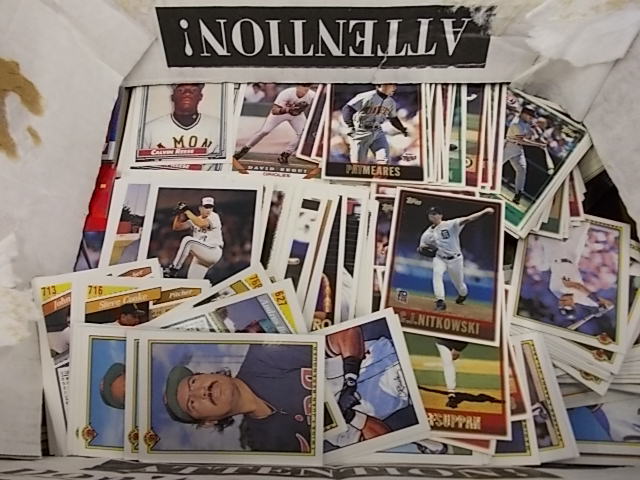Box Lot Of Baseball Cards