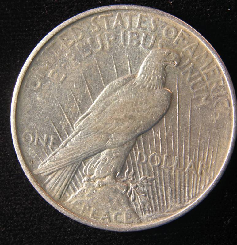 1926 D PEACE SILVER DOLLAR XF