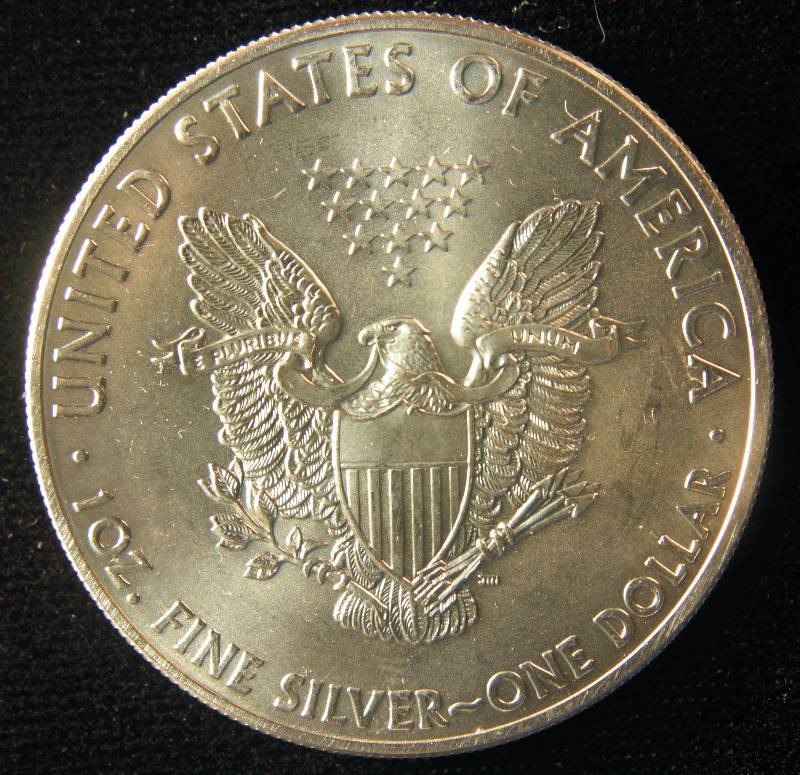 2013 US SILVER EAGLE .999 FINE SILVER IN AIRTITE HOLDER