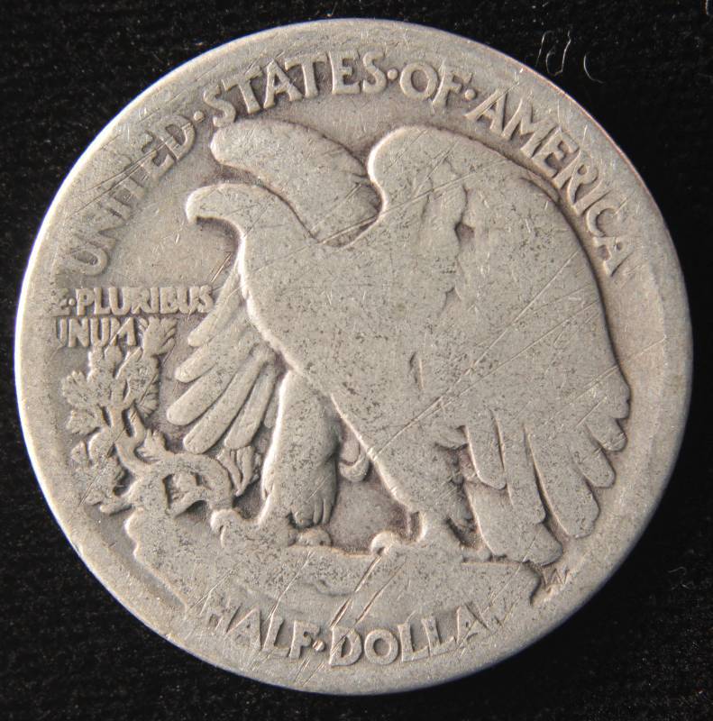 1917 WALKING LIBERTY SILVER HALF DOLLAR