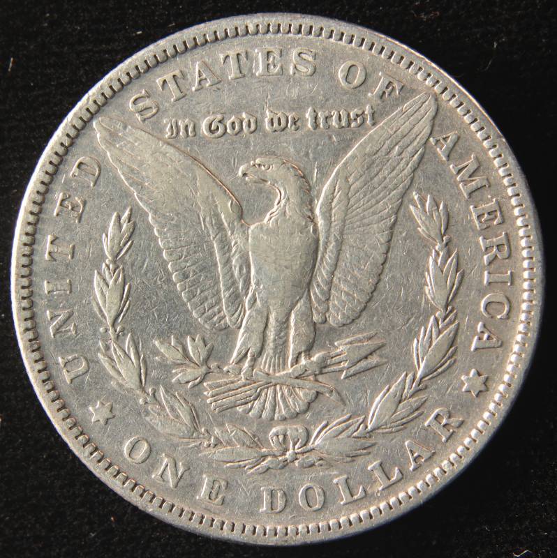 1882 MORGAN SILVER DOLLAR VF