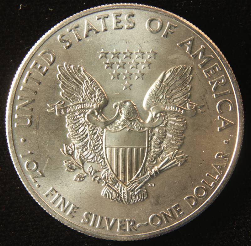 2014 US SILVER EAGLE .999 FINE SILVER IN AIRTITE HOLDER