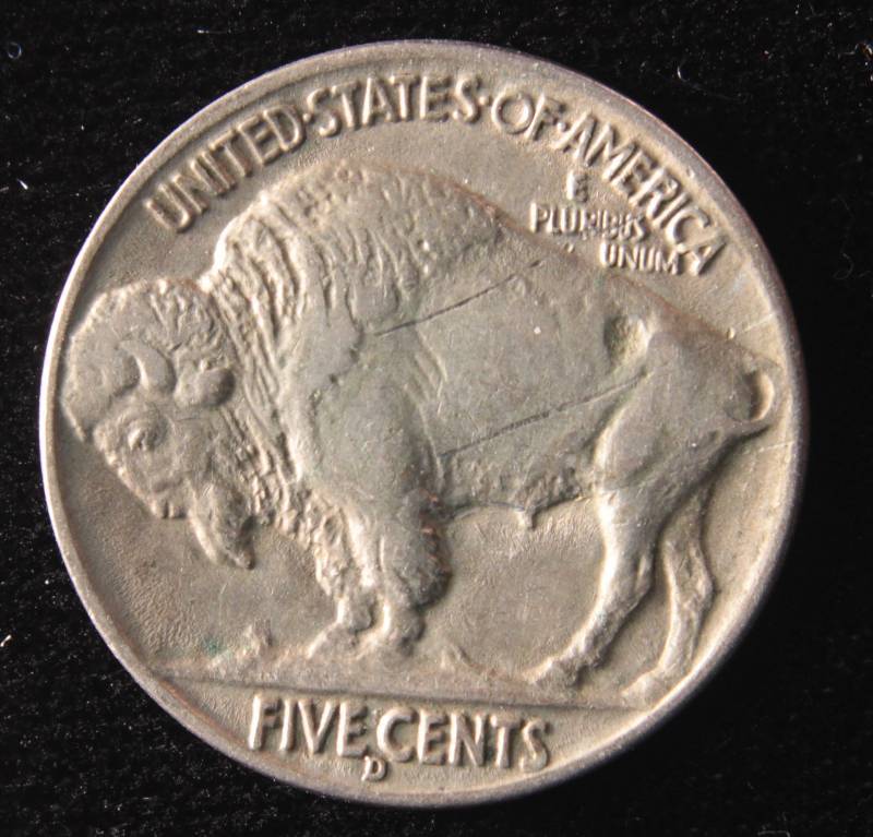 1938 D BUFFALO NICKEL XF DETAILS