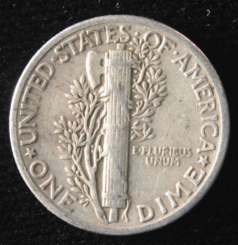 1939 MERCURY DIME FINE