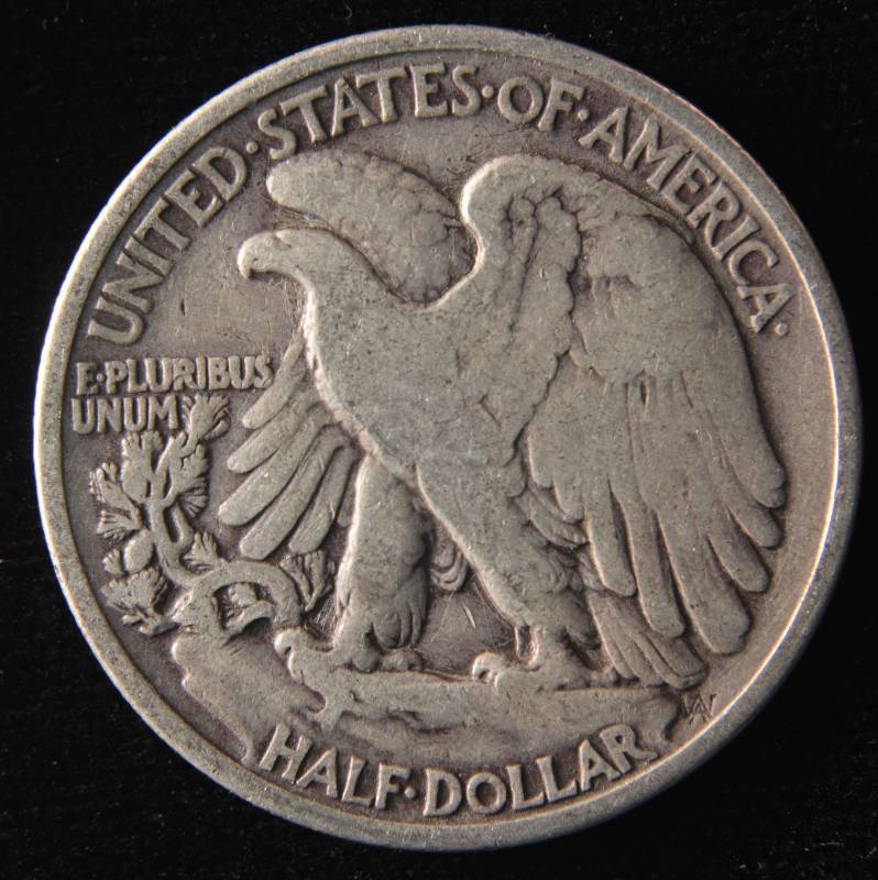 1936 WALKING LIBERTY SILVER HALF DOLLAR FINE